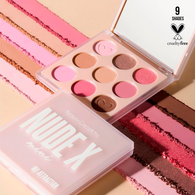 Paleta de Sombras Para Ojos Mini Nude X 9 Tonos