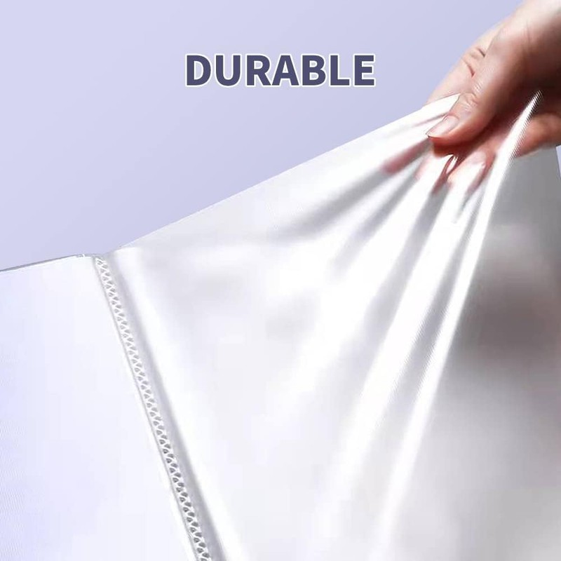 A4 File Document Folders Display Presentation Book Report Cover Clear