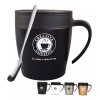 Vaso Taza Térmica Acero Inoxidable Con Tapa Taza Clásica Duradera