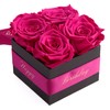 Flowerbox Happy Birthday – Rose box with infinity roses, durable