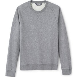 Lands' End Adult Crewneck Sweatshirt X-Large Pewter Heather