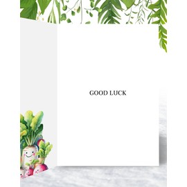 GCSE Good Luck Card - Rooting for You Design - A5 Size with Yellow Envelope. Designed and Printed in the UK