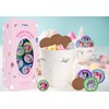 Fruidles Rainbow Unicorn Chocolate Coins With Stickers, Milk Chocolate Coins
