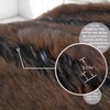 inchgrass Fox Faux Fur Blanket Luxury Fur Throw Blanket Sofa