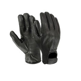 Hugger Men's Breathable Glove for Driving or Motorcycles with Lightly Padded Palms Large Black