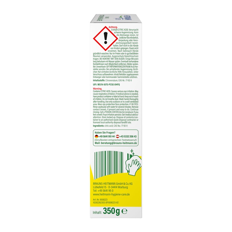 Heitmann Pure Citric Acid 1008223 18