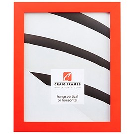 Craig Frames Confetti, Modern Orange Picture Frame, 18 x 24 Inch
