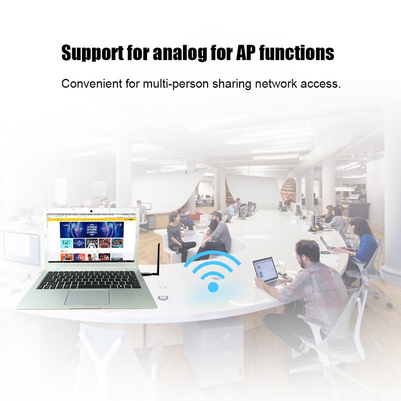 1200M WIFI 2.4GHz / 5.8GHz Dual Band Bluetooth 4.1 Wireless
