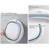 Collapsible Wash Basin, Plastic+TPR Buckets, Portable and Space Saving, Multi-Function