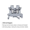 sourcing map Pack of 20 DIN Rail Mounting Clamps Screw