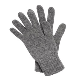 Women's Cashmere Gloves made in Scotland (Light Grey)
