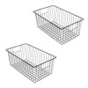 Y.Z.Bros 16inch Freezer Wire Storage Organizer Baskets, Household Refrigerator Bin