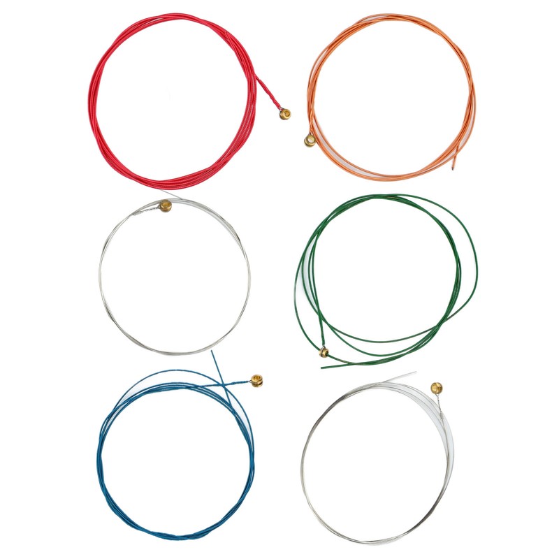 6PCS Guitar String Musical Instrument Accessory Acoustic Guitar String Replacement