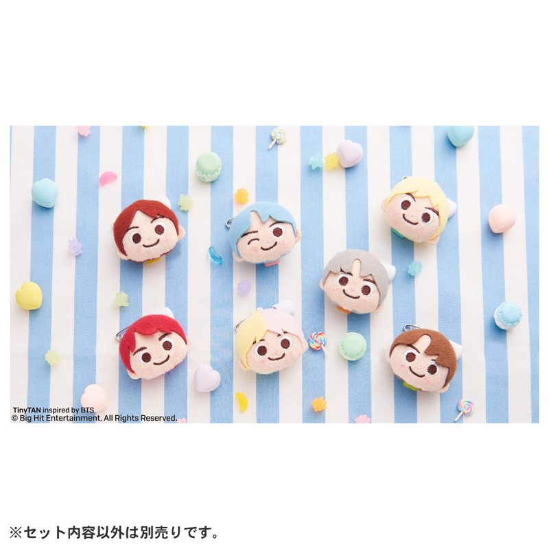 TinyTAN Plush Badge Jimin Height 5cm