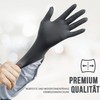 IEA Medical Nitrile Gloves, M, Black, Pack of 100, Disposable