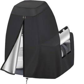 TORUTA Sand Filter Pump Cover for INTEX Krystal Clear Sand Filter Pump Black 600D Waterproof Oxford Fabric, Sand Pool Filters Cover