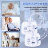 DOKIBI Catheter Bags, 2000ml Urine Bags for Men, Urinary Drainage