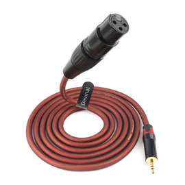 Devinal 3.5mm to XLR Microphone Cable, Balanced XLR Female to 1/8 Inch, Mini Stereo Jack, Male to XLR Female Microphone Cable 3 Metres
