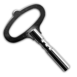 Clock key 4.50mm (size 9) wall mantle bracket winder