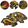 OHPHCALL Practical Coat Patches Iron-on or Sew-on Dragon Designed Decorative