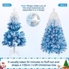 Yaheetech 4.5ft Pre-lit Artificial Christmas Tree W/Incandescent Warm White Lights,