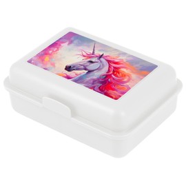 Baagl Children's Lunch Box for School – Lunch Box for Girls, Boys, Nursery – Lunch Box, Snack Box (Royal Unicorn)