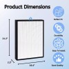 Nispira True HEPA Replacement Filter For LEVOIT EverestAir Air Purifier,