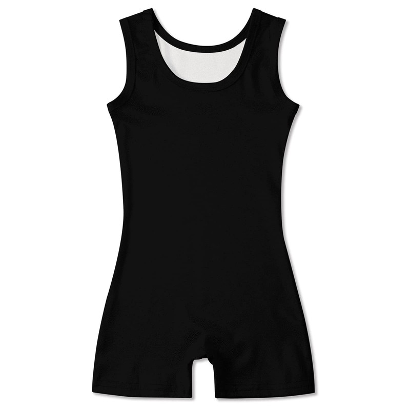 ACOCOPY Girls Leotards for Gymnastics Sparkly Biketards Unitard with Shorts