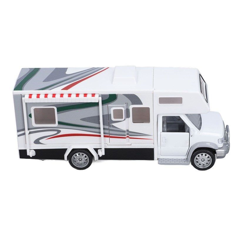 1/32 Kids RV Toy Sound Light Opening Doors Simulation Educational
