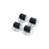 Design61 4 x Box Fixed Castors Furniture Castors Diameter 13