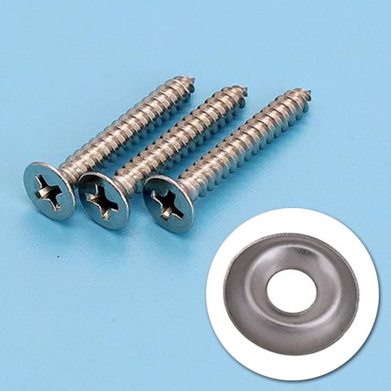 240 Pcs Cup Washers Countersunk Screw Finishing Washer M3 M4