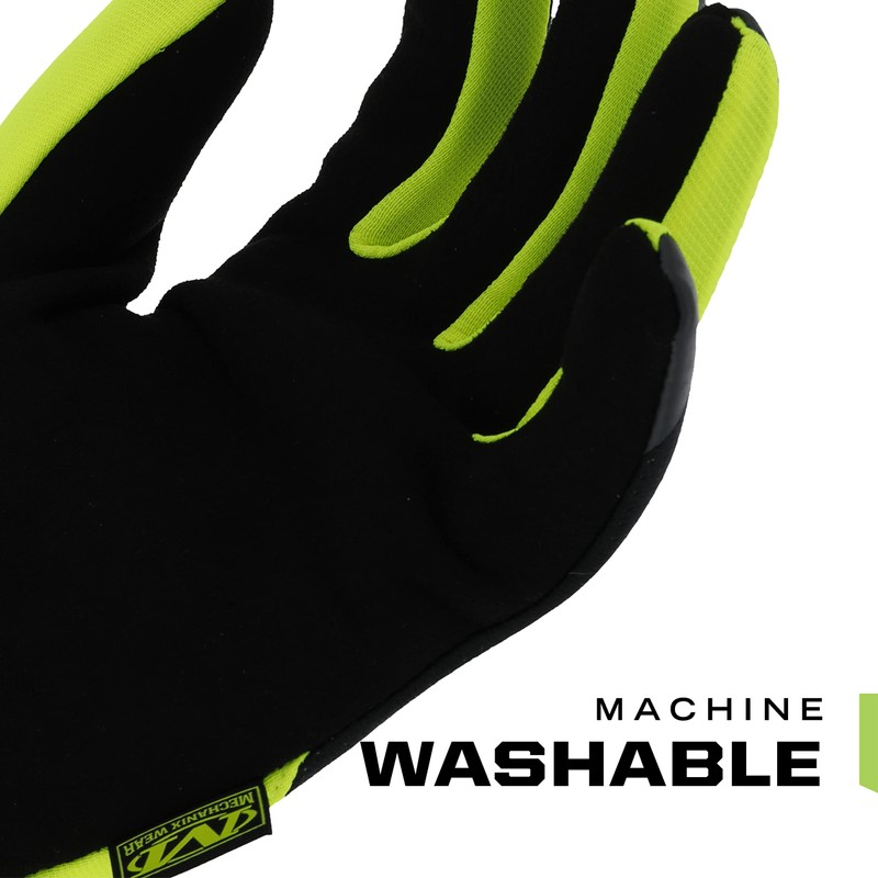 Mechanix Wear FastFit® E5 Gloves (Small, Black/Fluorescent Yellow)
