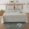 LANE LINEN 100% Cotton Flannel Sheets Set - King Flannel