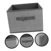 Ciieeo Square Sundries Storage Case Non Woven Fabric Organizer Bin