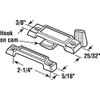 Slide-Co 17755 Diecast Black Finish, Window Sash Lock (Single Pack)