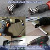 12 x Angle Attachment, 105 Angle Bit Holder, Socket Adapter,