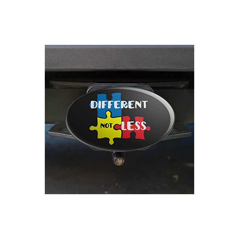GRAPHICS & MORE Different Not Less Autism Puzzle Pieces Oval