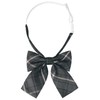 [Elerevyo] Women's Plaid Cotton Pre-tied Funny Bow Tie for Party
