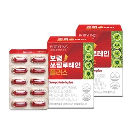 Boryeong Sawpalutein Plus Saw Palmetto Lutein Octacosanol Zinc, 2 boxes, 60 tablets / 보령 쏘팔루테인 플러스 쏘팔메토 루테인 옥타코사놀 아연, 2박스, 60정