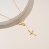 Turandoss 14K Gold Plated Necklace for Women - Dainty 14K