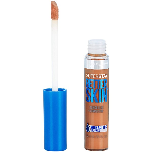 Maybelline New York Superstay Better Skin Concealer, Medium/Deep, 0.25 Fluid