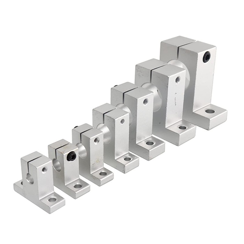 HiPicco 4pcs SK10 Aluminum Linear Rod Rail Shaft Support 10mm