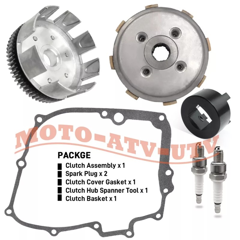 JINFANNIBI Clutch Plate Basket Hub Spanner Tool Gasket & Spark