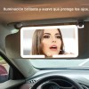 Espejo De Maquillaje De Visera De Coche Con 3 Modos