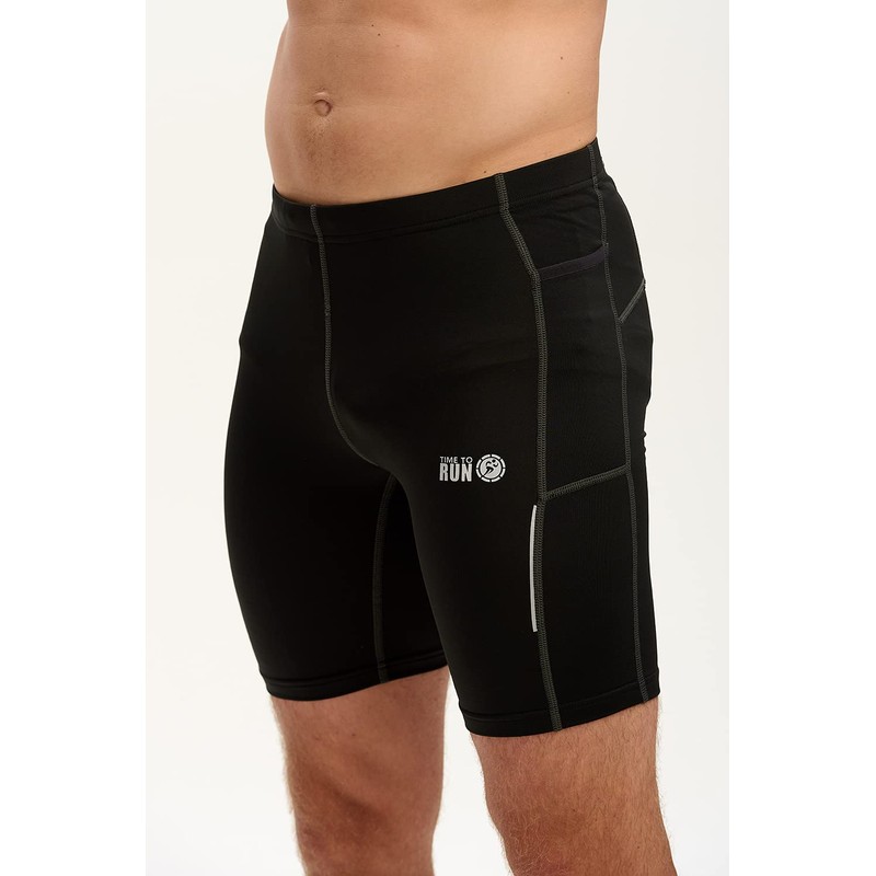Time To Run Men's Quick Dry Pro Running/Workout/Gym Short With
