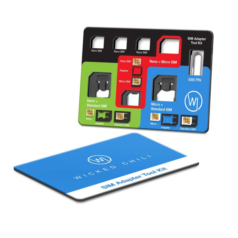 Wicked Chili 8-in-1 Multi SIM Card Tool for All SIM