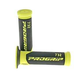 Progrip 732 Road Handlebar Grips Black / Yellow Diameter 22 mm