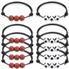 KOQAIIZ Pack of 10 Football Bracelets for Children, Basketball, Basketball