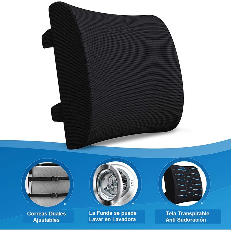 Artromed Cojín Soporte Lumbar de Espalda para Silla de Oficina
