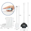 CELOX 2 Set Toilet Brush and Plunger Set, Toilet Brush